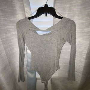 Gray body suit worn 1-2 times